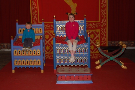 King throne in Dover Castle English Heritage