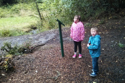 Nature trail at John Fowlers St Ives Cornwall