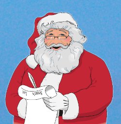 Santa and his Christmas to-do list