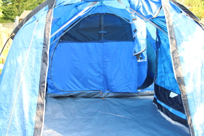 Inside the Vango Woburn 400 tent