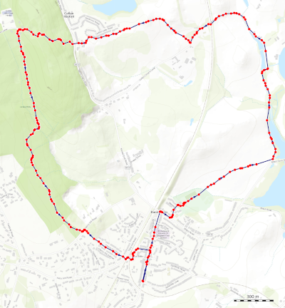 Map Barnt Green Lickey Hills Circular Walk