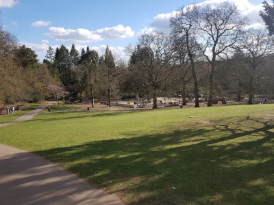 Walk in Worcestershire - Barnt Green Lickey Hills view from Lickey Hills Visitor Centre