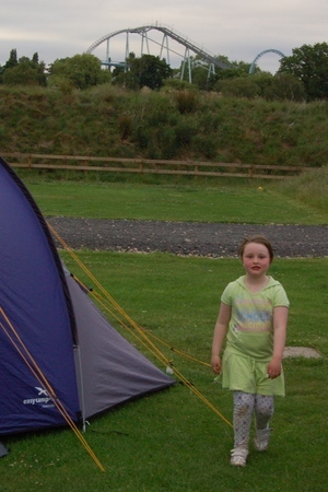 Camping at Drayton Manor campsite, with days out at DraytonManor Thomasland and Cadbury World camping1-campsite05
