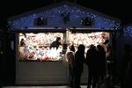 Paris Christmas market and Christmas lights