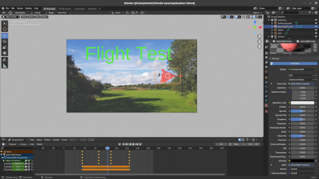 2D Animation in Blender 2.9 - hiding an image
