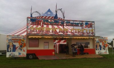 Uncle Sam's American Circus Tent at Redditch