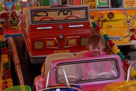 Blackpool Pier funfair car ride