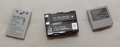 replica batteries for digital camcorders and cameras