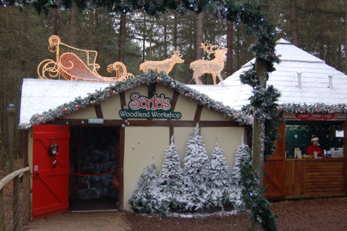 Santas workshop at Sherwood forest Center Parcs Christmas