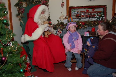 Santa Claus at Whinfell Forest Center Parcs near the Lake Districts