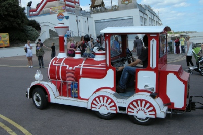 Land train from Clacton-on-Sea to Holland-on-Sea