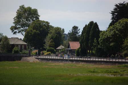 Grange-Over-Sands - promenade and sea wall