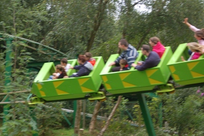 Green Dragon Roller-coaster at Greenwood Forest Park