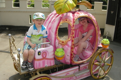 Princess carriage at Gullivers Land