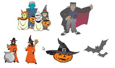 Halloween Pictures to colour