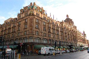 Harrods department store in London