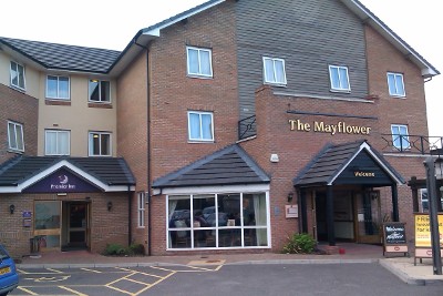 Harwich Premier Inn and Mayflower pub restaurant