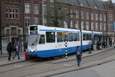 Tram in Amsterdam