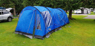 Camping at Bala Lake - caravan and camping club site