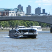 Thames Clipper boat service on the Thames