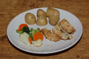 Mackerel Goujons - cooking with kids