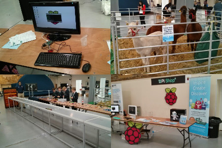 Malvern Festival of Innovation - Raspberry Pi, Llamas, Bloodhound SSC and The Little Pi shop