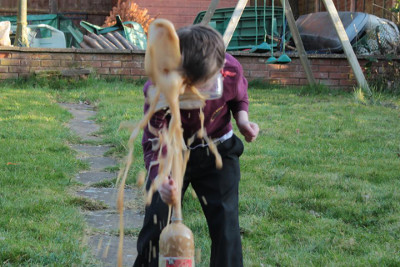 Mentos fountain challenge for Science Week