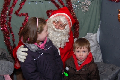 Meeting Santa on the Christmas Santa Special train