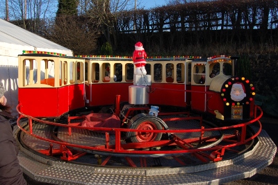 Mini train fairground ride at Butterley Station