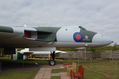 RAF Vulcan Bomber at the Midlands Air Museum