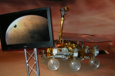 ExoMars rover robot at UK National Space Centre