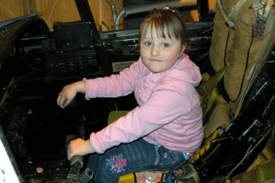 Air Museum at RAF Cosford - In the cockpit