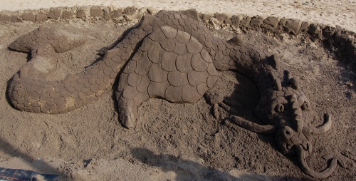 Sanddragon on Scarborough beach