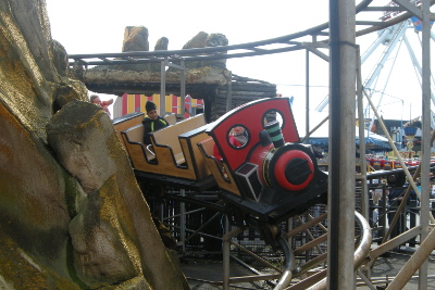 Skegness funfair - train ride