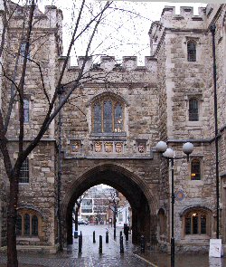 St. John's Gate Museum and Priory London England UK