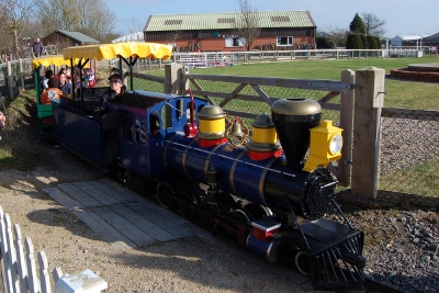 Train ride at Twycross Zoo