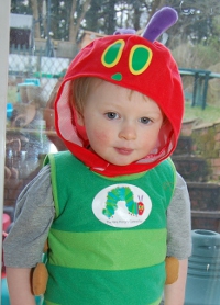 Very hungry caterpillar fancy dress