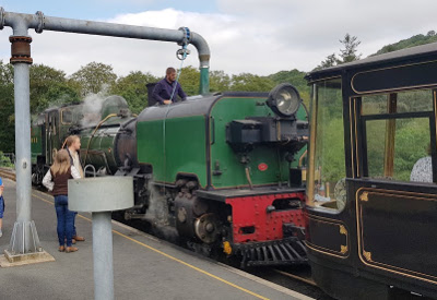 Garratt Locomotive on the Welsh Highland Railway