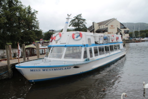 Boat trip on Lake Windermere in the Lake District